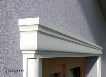 Карниз над окном, фасадная планка ЗГН08