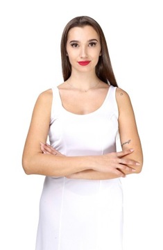 MEWA MEWA ЖЕНСКОЕ ШИФОНОВОЕ PETTIME, БЕЛОЕ, размер 58