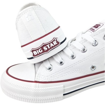 TRAMPKI męskie buty BIG STAR tenisówki białe niskie NN174057 41