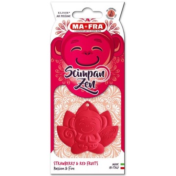 Zapach samochodowy SCIMPANZEN RED FRUITS Mafra