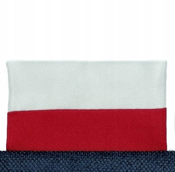 Poszetka wypustka biało czerwona w barwy Narodowe