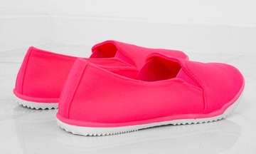 NEONOWE TENISÓWKI SLIP ON LYCRA ADELIN 38