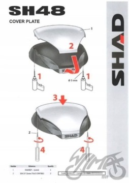 Наложение белого шад -шад