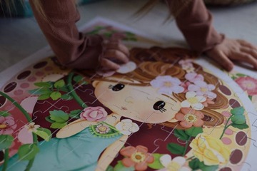 Пазл в чемодане Картина по мотивам творчества Мухи, 100 деталей, 6 лет+, Janod