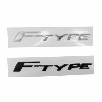 ZNAK NÁLEPKA JAGUAR F-TYPE STŘÍBRO