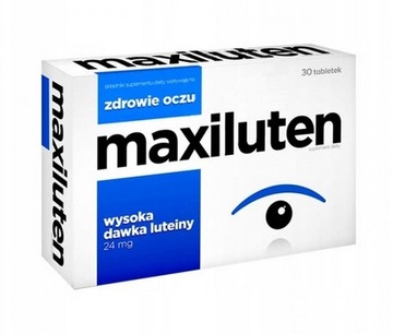 Maxiluten 30 tabletek Luteina Zdrowe Oczy