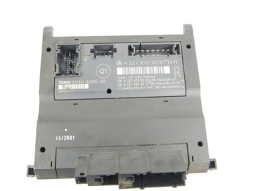 Moduł fotela prawy prawego Mercedes W221