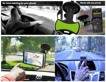 Гелевой автомобильный держатель для смартфона с GPS
