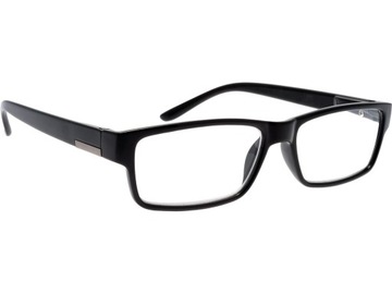 OKULARY DO CZYTANIA BRILO +2.5 czarne RE042 A