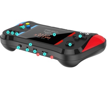 Портативная консоль Mini SUP X7M для игрового планшета в стиле ретро с экраном 3 дюйма, 2024 г.