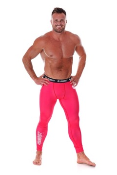 Legginsy męskie ALLEGRO różowe M