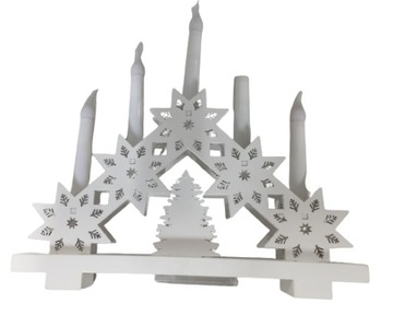 ПОДСВЕЧНИК СВЕТОДИОДНЫЙ - РОЖДЕСТВЕНСКОЕ УКРАШЕНИЕ - b