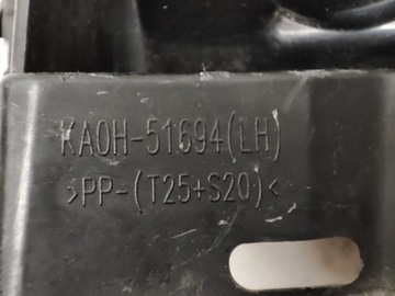 HALOGEN PŘEDNÍ LEVÝ SE DRŽÁK KD5351694A MAZDA CX-5 I 2012-2017