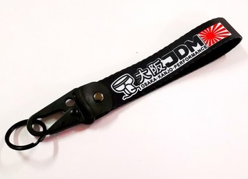 Smycz do kluczy JDM OSAKA czarna gruba