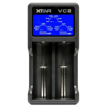 ŁADOWARKA XTAR VC2 LCD Li-ion 18650 14500 26650