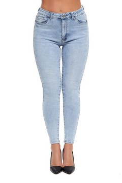 480_ Spodnie damskie jeans rurki - M.SARA _XXL/44