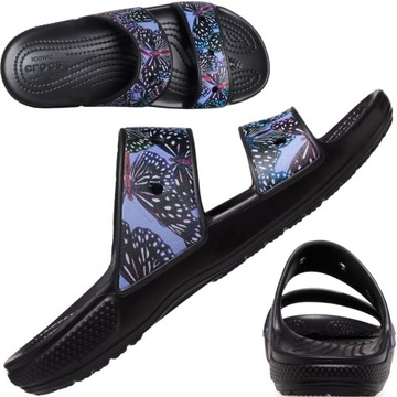 CROCS DAMSKIE KLAPKI PIANKOWE SPORTOWE LEKKIE BUTY CLASSIC SANDAL r. 38/39