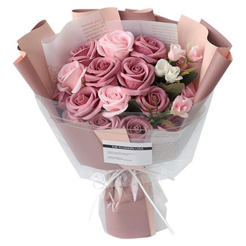 Zestaw pudełek ze ucznymi kwiatami Rose Flower