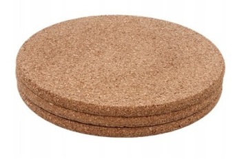 Подставки, пробковые подставки, подставки для кастрюль, 3 шт.