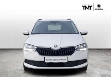 Skoda Fabia III Kombi Facelifting 1.0 TSI 95KM 2021 Skoda Fabia Ambition 1.0 TSI 95 KM Klimatyzacja Czujniki LED ASO, zdjęcie 6