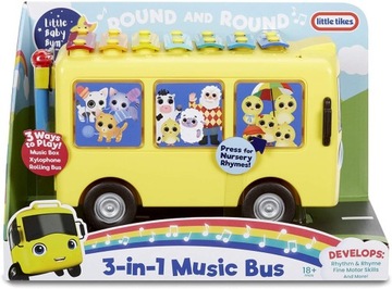LITTLE TIKES MUZYCZNY AUTOBUS 3W1 WERSJA POLSKA cymbałki autko