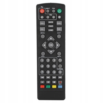 UNIWERSALNY PILOT DO DEKODERA DVB-T2 CZARNY
