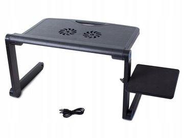 ОХЛАЖДАЮЩИЙ СТОЛИК ДЛЯ НОУТБУКА, ОХЛАЖДАЮЩАЯ ПОДСТАВКА USB, СКЛАДНАЯ, РЕГУЛИРУЕМАЯ