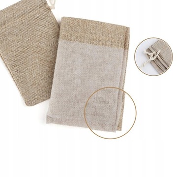 ДЖУТОВЫЕ СУМКИ ЛЬНЯНАЯ СУМКА ПОДАРОЧНАЯ 30 ШТ 10Х14СМ