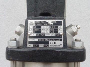 ВЕРТИКАЛЬНЫЙ КИСЛОСТОЙКИЙ НАСОС GRUNDFOS CRN3-29 CR3-29