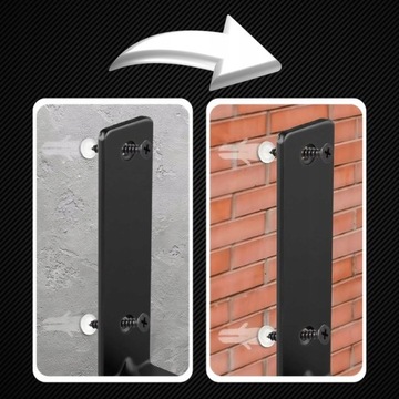 WSPORNIK PÓŁKI LOFT 20CM PODPÓRKA UCHWYT 200X130 CZARNY MAT