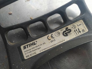 Коллекторная пила STIHL MS 211C кат. № 1139 140 2500 b резина.