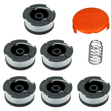 6 катушек лески для триммера BLACK&DECKER