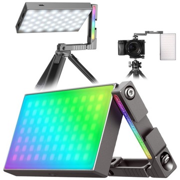 Lampa Diodowa LED RGB Ulanzi VIJIM R70 do Lustrzanki i Kamery Video