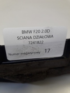 BMW F20 2.0 D STĚNA DĚLÍCÍ 7241822