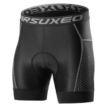 ARSUXEO SPORTS МУЖСКИЕ ВЕЛОСИПЕДНЫЕ ШОРТЫ С ГЕЛЕВОЙ ВСТАВКОЙ 5D XXL