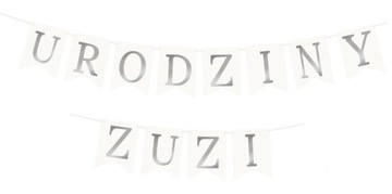 FLAGILLET Баннер-гирлянда Серебряная БУКВА L 15x21см