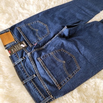 spodnie jeans LEVI'S 511 SLIM W34 L36 34x36 PREMIUM granatowe