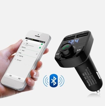 FM SD MP3 BLUETOOTH-ПЕРЕДАТЧИК 2xUSB ЗАРЯДНОЕ УСТРОЙСТВО