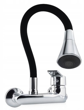 КУХОННЫЙ Смеситель для мойки WALL FLEX ГИБКИЙ ИЗЛИК ДЛЯ РАКОВИНЫ