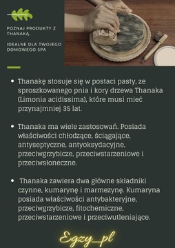 De Leaf Thanaka Powder 180 г - Освежающий тальк