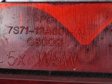 FORD MONDEO MK IV 2008 TŘETÍ SVĚTLO STOP