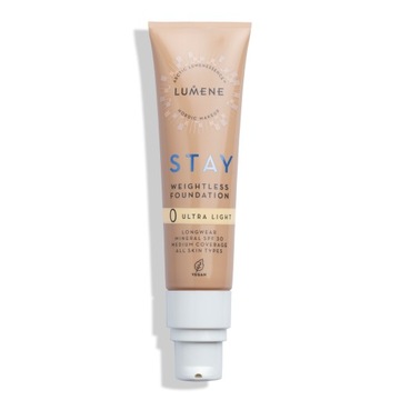 LUMENE Lekki długotrwały podkład STAY SPF 30, 0 Ultra Light