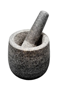 Профессиональная гранитная ступка и пестик Ø11c