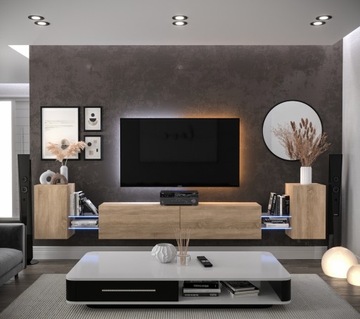 Meblościanka Nowoczesna Salon Meble N103 1C