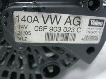 ALTERNÁTOR VW GOLF 5 1.9 TDI 06F903023C