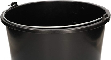 ВЕДРО СТРОИТЕЛЬНОЕ, БЫТОВОЕ, ЧЕРНОЕ, 5x16