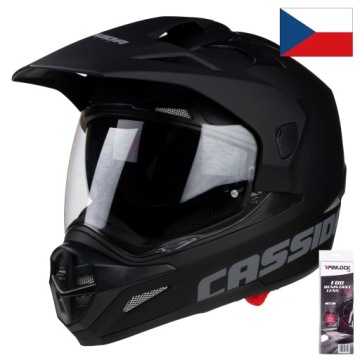 МОТОЦИКЛСКИЙ КРЕСТОВЫЙ ШЛЕМ CASSIDA + НАБОР ЧЕХОЛОВ XL