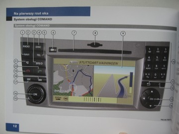 COMAND APS W169 Руководство пользователя на польском языке W245 Comand APS 08-11 красочный