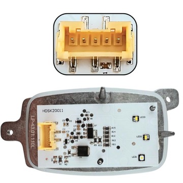 MODUŁ JEŻ LED DRL LED ŚWIATŁA DZIENNEGO RENAULT MEGANE IV 4 LEWY 285759447R
