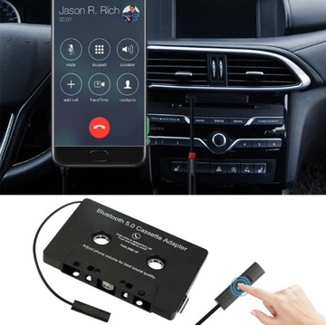 ADAPTER KASETY BLUETOOTH5.0 AUTA AUDIO ODBIORNIK